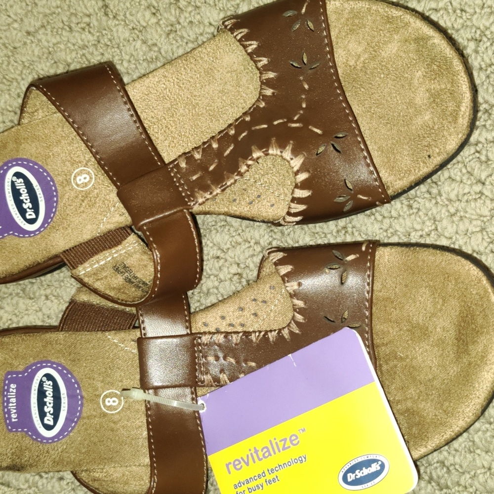 NWT Ladies Dr. Scholl's Revitalize Sandals